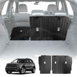 Back Seat Protector for Volkswagen T-Cross 2019-Onwards Heavy Duty Car Seats Kick Mats Cover
