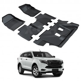 3D Floor Mats for Isuzu MU-X MUX 2022-Onwards Heavy Duty All Weather Car Mats Carpet Liner Set