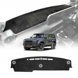 Dash Mat for Toyota Prado 250 Series Without HUD 2024-2025 Non-Slip Microfiber Pad Cover Interior Accessories 