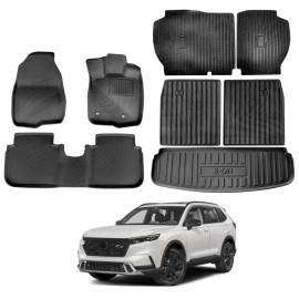 Boot Liner Back Seat Protector Floor Mats for Honda CR-V 7-Seat CRV 2023-2025 Carpet Cargo Trunk Mat Luggage Tray