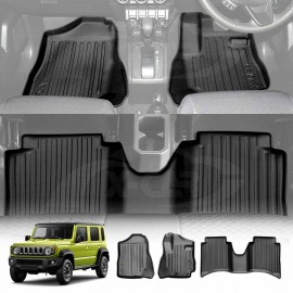 3D Floor Mats for Suzuki Jimny XL 5-Door Auto Transmission 2023-Onwards  Heavy Duty All Weather Car Mats Carpet Liner Set