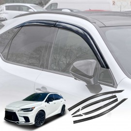 Weathershields for Lexus RX RX350 RX500 2022-2025 Car Weather Shields Wind Deflectors Window Sun Visor 6 Pcs