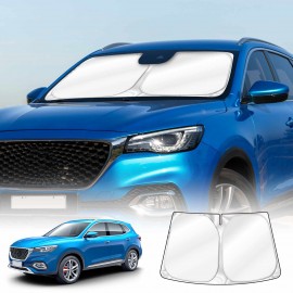 WindScreen Sun Shade for MG HS 2019-2024 Blocks UV Rays Foldable Custom Wind Screen Sun Visor Protector