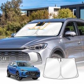 WindScreen Sun Shade for MG ZS 2024-Onwards Blocks UV Rays Foldable Custom Wind Screen Sun Visor Protector