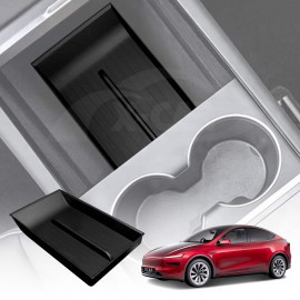 Centre Console Organizer Tray for Tesla Model Y L 6-Seat 2026-Onwards Storage Box Car Interior Accessories