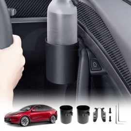 Cup Holder Rack for Tesla Model Y L 6-Seat 2026-Onwards Car Interior Door Mount Set of 2
