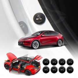 Silicone Door Buffer Pads for Tesla Model Y L 6-Seat 2026-Onwards Anti-Shock Door Gasket Stickers Cushion Car Accessories