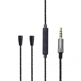 Audio Cable Cord Mic Remote For Sennheiser IE8 IE80 Headphones Android iPhone