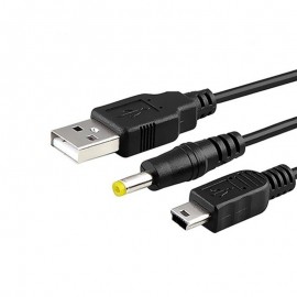 2in1 USB Data Sync Power Charging Charger Cable for Sony PSP 1000 2000 3000