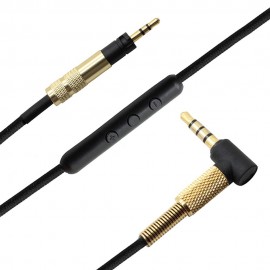 Replacement Audio Cable Wire Cord with Mic Remote for Sennheiser Momentum Headphones