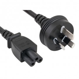 AU 3 Pin Prong Mains Power Lead Cable Cord for PC Laptop Monitor Desktop