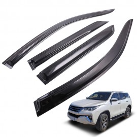 Weathershields for Toyota Fortuner 2015-2025 Car Weather Shields Wind Deflectors Window Sun Visor 4-Piece Set