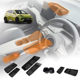 Centre Console Storage Set for BYD Atto 1 Hatch 2025-Onwards Armrest Box Cup Holder Tray Car Wireless Phone Pad Organizer