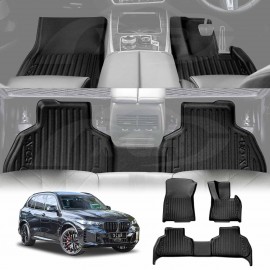 3D Floor Mats for BMW X5 X5M G05 F95 2018-Onwards All Weather Heavy Duty Cargo Car Trunk Luggage Tray Accessories