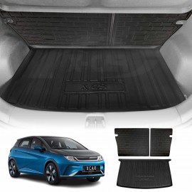 Boot Liner Back Seat Protector for BYD Dolphin 2023-2025 All Weather Heavy Duty Cargo Car Trunk Kick Mats