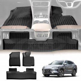 3D Floor Mats for BYD SEALION 6 SEALION6 2024-Onwards All Weather Heavy Duty Cargo Car Trunk Luggage Tray