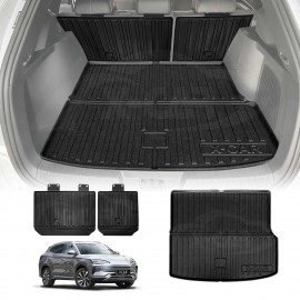Boot Liner Back Seat Protector for BYD SEALION 6 SEALION6 2024-Onwards All Weather Heavy Duty Cargo Car Trunk Kick Mats