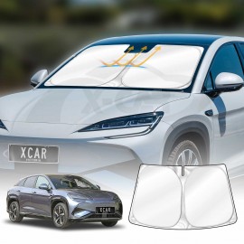 WindScreen Sun Shade for BYD SEALION 7 SEALION7 2025-Onwards Blocks UV Rays Foldable Custom Wind Screen Sun Visor Protector