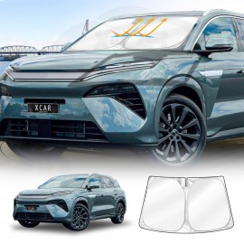 WindScreen Sun Shade for BYD SEALION 8 SEALION8 2026-Onwards Blocks UV Rays Foldable Custom Wind Screen Sun Visor Protector