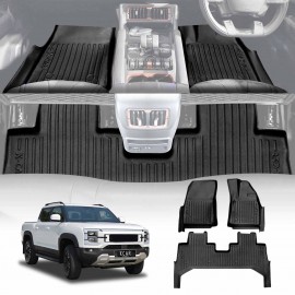 3D Floor Mats for BYD Shark 6 2024-Onwards Heavy Duty All Weather Car Mats Carpet Liner Set