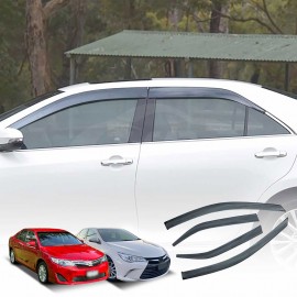 Premium Weathershields for Toyota Camry 2012-2017 Car Weather Shields Wind Deflectors Window Sun Visor 4-Piece Set