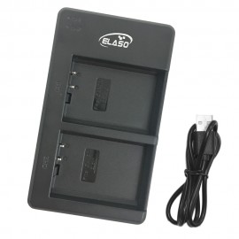 USB Dual Charger for Canon Camera LP-E10 Battery