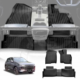 3D Floor Mats for Chery Tiggo 4 Pro 2024-Onwards Heavy Duty All Weather Car Mats Carpet Liner Set