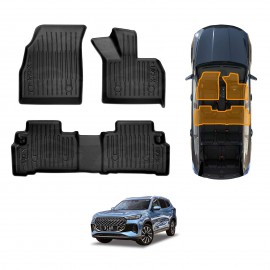 Front Rear Floor Mats for Chery Tiggo 8 Super Hybrid 2025-Onwards Heavy Duty All Weather Car Mats Carpet Liner Set