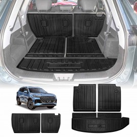 Boot Liners Kick Mats Set for Chery Tiggo 8 Super Hybrid 2025-Onwards All Weather Heavy Duty Cargo Car Trunk Back Seat Protector