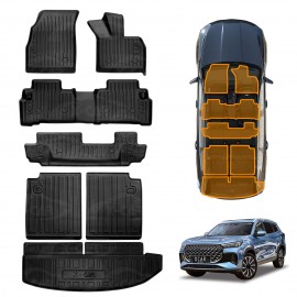 3D Floor Mats Boot Liners for Chery Tiggo 8 Super Hybrid 2025-Onwards All Weather Heavy Duty Cargo Car Trunk Luggage Tray