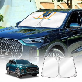 WindScreen Sun Shade for Chery Tiggo 9 Super Hybrid 2025-Onwards Blocks UV Rays Sun Visor Protector Foldable Sunshade