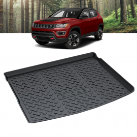 Boot Liner for Jeep Compass 2017-Onwards All Weather Heavy Duty Cargo Trunk Cover Mat Luggage Tray Car Accessories