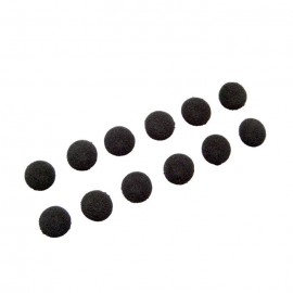 Soft 6 Pairs 16mm Replacement Ear Pad Bud Foam Earbud Cover For Earphones Heaphones