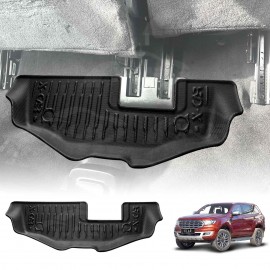Third Row Seat Floor Mat for Ford Everest 2015-2022 Heavy Duty All Weather Car Mats Carpet Liner Set