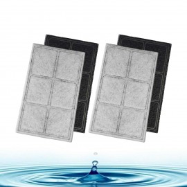 4x Replacement Charcoal Filters for PetSafe Drinkwell Original Pet Water Fountain