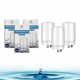 3 Packs Replacement Water Filter Cartridge Refill for Brita Basic Faucet Mount System