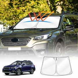 WindScreen Sun Shade for Subaru Outback 2015-2025 Blocks UV Rays Foldable Custom Wind Screen Sun Visor Protector