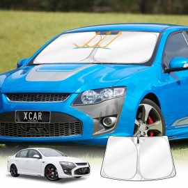 WindScreen Sun Shade for Ford Performance Vehicle FPV F6 GS GT 2008-2014 Blocks UV Rays Foldable Custom Wind Screen Sun Visor Protector