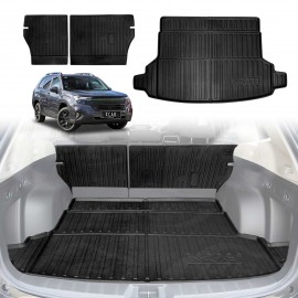 Boot Liner Back Seat Protector for Subaru Forester 6th Gen 2025-Onwards Without Subwoofer All Weather Heavy Duty Cargo Car Trunk Kick Mats