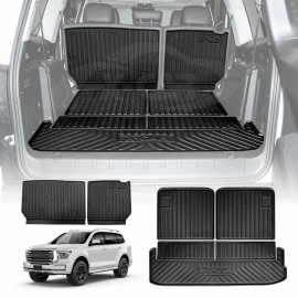 Boot Liner Back Seat Protector for GWM Tank 500 Tank500 2024-Onwards All Weather Heavy Duty Cargo Car Trunk Kick Mats