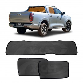 Window Sun Shades for GWM UTE Cannon-X / L 2021-Onwards Car Custom Rear Windscreen Shade Sun Blind Mesh
