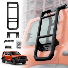 Side Ladder for GWM Tank 300 Tank300 2023-Onwards Stainless Steel Protective Frame Exterior Modification Accessories Black