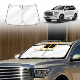 WindScreen Sun Shade for GWM Tank 500 Tank500 2024-2025 Blocks UV Rays Foldable Custom Wind Screen Sun Visor Protector