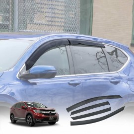Weathershields for Honda CR-V CRV 2017-2023 Car Weather Shields Wind Deflectors Window Sun Visor 4-Piece Set