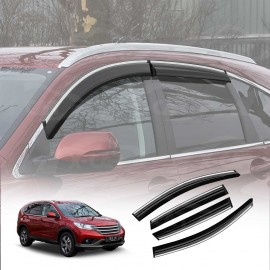 Weathershields for Honda CRV CR-V RM SUV 2012-2017 Car Weather Shields Wind Deflectors Window Sun Visor 4 Pcs