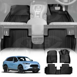 3D Floor Mats for Honda ZR-V ZRV 2023-2025 Heavy Duty All Weather Car Mats Carpet Liner Set