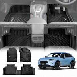 3D Floor Mats for Honda ZR-V ZRV 2023-Onwards Heavy Duty All Weather Car Mats Carpet Liner Set