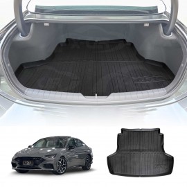 Boot Liner for Hyundai Sonata Sedan 2020-Onwards All Weather Heavy Duty Cargo Trunk Mat Luggage Tray
