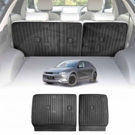Back Seat Protector for Hyundai IONIQ 5 IONIQ5 2021-Onwards All Weather Heavy Duty Car Seat Kick Mats Cover