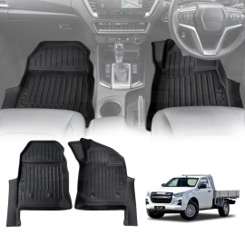 3D Floor Mats for ISUZU D-MAX DMAX Single Cab 2020-Onwards Heavy Duty All Weather Car Mats Carpet Liner Set Car Accessories